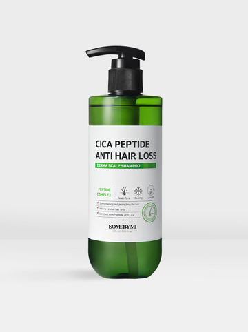 Cica peptide shampoo for hair loss treatment